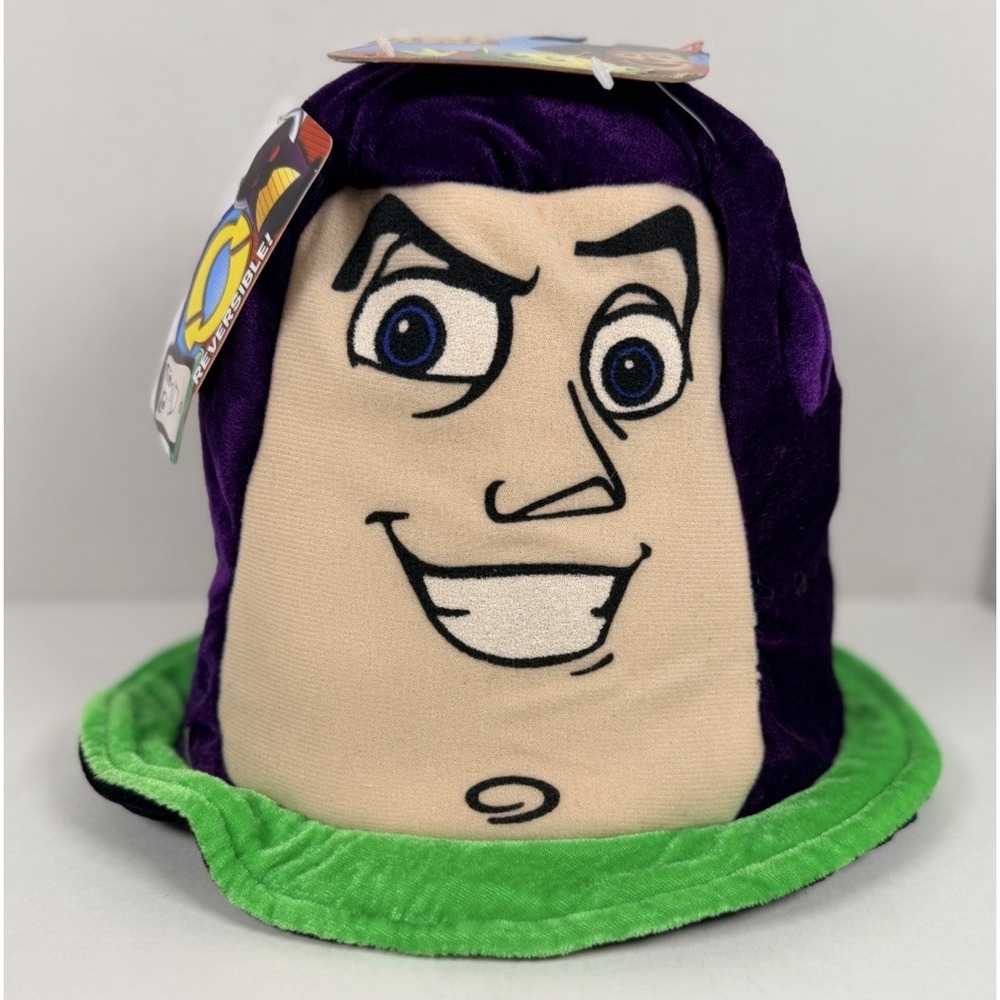 Elope Disney Toy Story Reversible Hat Buzz Lightyear Purple Emperor Zurg NWT